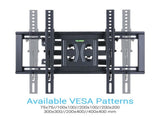 Tilt & Swivel Dual Arms TV Mount Cantilever Wall Bracket 40 46 50 55 56" LCD LED V767-U-420E