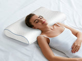 Dreamz Memory Pillow Supprt Shoulder FoamWhite Pillowcase PILO1009-WH