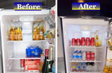 Drink Dispenser for Fridge,Automatic Pusher Glide Soda Can Dispenser for Refrigerator and Adjustable V1258-DP02-WO-38
