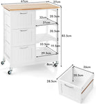 Kitchen Island on Wheels with Storage V178-68184