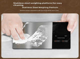 Smart Nutrition Food Scale with LED Display, Tracks Calories, Fat, Carbs & Protein via App, V1192-AZ-W-2921