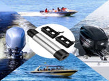 Outboard Motor Support and Hydraulic Steering Lock Set for Boat Transom Stabilization Prevents Motor V1258-DP02-C-3072