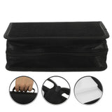128 capacity CD-DVD storage box, rectangular CD rack manager, car CD bag for easy access V1192-AZ-W-21021