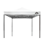 Instahut Gazebo Pop Up Marquee 3x3 Folding Tent Outdoor Camping 500D Oxford GAZEBO-T-3X3-F-WH