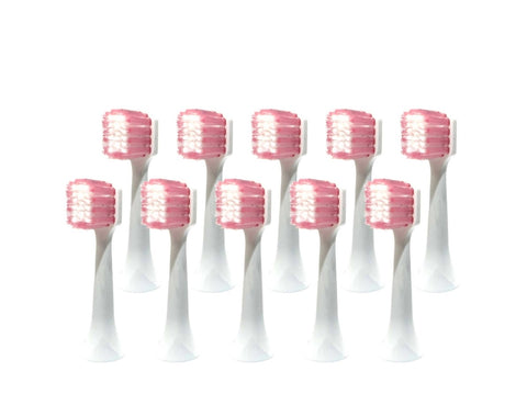 10x Electric Toothbrush Head Replacement Attachment Pink AOE04 V238-SUPDZ-39753004482640