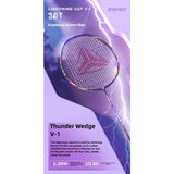 ESPER V-1 Thunder Wedge 5U Ultra-Light Badminton Racket, 30T Graphene Carbon Fiber, 6.8mm Slim V1232-YMQPV1002