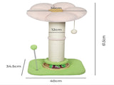 Pawz Cat Scratching Post Flower 61.5cm Cat Tree Tower PT1397-PK-AU