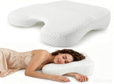 Side Sleeper Pillow for Adults with Arm Holes, Slow Rebound Memory Foam Arm Pillow for Comfortable V1107-115-56521-WHT