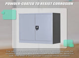 Two-Door Shelf Office Gym Filing Storage Locker Cabinet Safe V63-774205