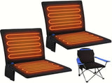 Portable Heated Seat Cushion Foldable Heating Pad 3-Mode Adjustable USB-Powered - Black - Size 45cm V1102-102-11517-BLK-45CM
