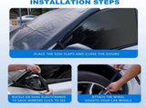 600D Snow Fropcs Windshield Cover Extra Large 180x110cm windproof Fropcs Protection compatible with V1188-MS-704-119