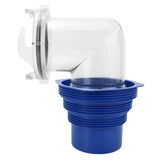 Heavy Duty Motorhome Sewer Hose Fitting 90 Degree Bend Reinforced Sealing Suitable For Efficient V1192-AZ-W-23545