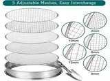 Tamis of Garden Rond with 5 Inserts of Tamis Interchangeables Compost and Graines Pelle of Garden V1237-MS-626-258
