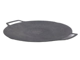 Round BBQ Grill Pan Anti Stick Coating Induction Cooker Griddle Plate for Outdoor Camping Picnic V1294-YM0901-3118260021611