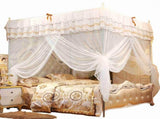 Luxury Princess Four Corner Post Bed Curtain Canopy Netting Mosquito Net Bedding V1294-YM0901-JY19729-03