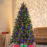 Bergen Fir 7.5ft Multicolour Pre-Lit Christmas Tree 112_HZBF75