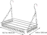 Drying Rack - 36 Stainless Steel Clips - Reinforced No Deformation - Socks and Underwear Drying Rack V1188-MS101-00937-1