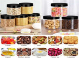 6Pcs Moisture-proof Storage with Sealed Lids,QZS Empty Plastic Containers,Round Refillable Food V1189-WXFWAL-20260319-00139