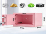6.4L Digital Safe Box, Electronic Security Safe with Keypad & 2 Emergency Keys, Steel Cash & V1181-OF014-PK