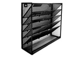 5 Tier Wall File Organizer Vertical Placement Glossy Edges Wall Mount File Holder with Hanging Hole V1294-YM0512-3117220266311