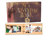 1 Set Photo Album Vintage Design Adventure Book Creative DIY Scrapbook Album for Weddings Travel V1263-JX-2510