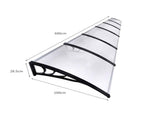 Mountview Window Door Awning Outdoor 1M X 6M Transparent 1x6M OD1006-1X6