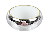 Ball Ice Bucket Plastic Beverage Tub Mirror Party Decor Bucket for Wine Cold Drinks Milky White Gold V1294-YM0710-3118230272711