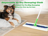 QZS Dry Sweeping Cloths,9.8x17.3In Disposable Dry Mop Refills Floor Cloths for Home,Hardwood Floor V1189-WXFWAL-20260319-00512