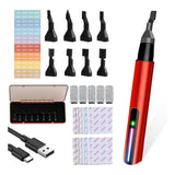 Reciprocating Sander, Mini Detail Sander Tool, USB Quick Charging Electric Sanding Pen for Grinding V1370-AZ4-07558