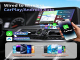 2 in 1 Wireless CarPlay and Android Auto Adapter Plug and Play Carplay Adapter V1391-WCPAUAV1