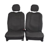 Challenger Canvas Seat Covers - For Mitsubishi Triton Dual Cab V121-TMDTRIT09CHALGRY