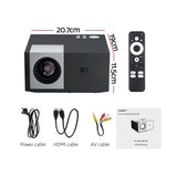 Devanti Video Project 4K 1080P Official Google TV 5G Wifi Home Cinema VP-260-WIFI-BK