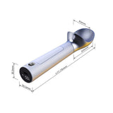 Heated Ice Cream Scoop, Rechargeable Electric Warming Scooper, Heats to for Hard Ice Cream, V1192-AZ-W-2602