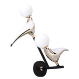 Modern Bird Wall Lamp Double Head Rotatable LED Wall Mounted Light for Living Room Bedroom Bedside V1294-YM0703-3119230065611