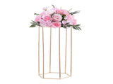 Wedding Flower Stand, 10PCS 60cm Column Flower Stand, Floral Stands with Acrylic Laminate, Hexagonal V952-HLHJLFT10J60YUXKY001V0