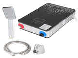 6500W 220V Instant Heating Electric Water Heater Digital Display with Shower Head Kit Black V1294-YM0901-3112210041511