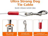 Dog leash - 10 m - cat leash - Active and Large Dogs - Bite-resistant - Retractable leash - Steel V1188-MS101-02163-1