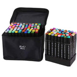 80-Pack Double-Sided MultiColor Marker Pens with Case V1237-ZY-506-0034