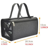 Large Capacity Hanging Eco Polyester Travel Toiletry Bag Makeup Cosmetic Bag 4-in-1 Roll-Up Make Up V1366-AZ2-W-05927