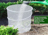 4 Pack Pop up Plant Covers Tent from Animals, 20"H X 13"D Insect Barrier Mesh Plant Guard Cover Net V1192-AZ-W-5041