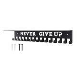 Medal Hanger Wall Mount Metal Multiple Hooks High Load Bearing Trophy Shelf for Home Entryway L V1294-YM0901-3117240335612