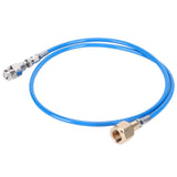 CGA320//TR21-4 Soda Hose Adapter 50in CO2 Gas Cylinder Refilling Connector Accessory Blue V1294-YM0901-3113210023711