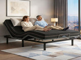 Artiss Queen size bed frame with Giselle Bedding Queen Mattress, adjustable bed Base Combo for EAB-8183-SHADOW-18-Q