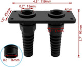 PG16 Cable Gland with Anodized Aluminum Base Antirust Anti-corrosive Waterproof IP68 Nylon Joint V1259-DP01-A-1276