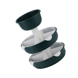 3 Tier Rotable Hot Pot Vegetable Tray Multifunctional Rotating Hot Pot Platter Fruit Snack Plate for V1294-YM0901-3117240227211