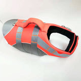 Dog Life Jacket Pet Swim Vest with Rescue Handle Reflective Strips Adjustable Quick Release Buckle V1341-ZY-KAUSYTNE-XL-ORANGE