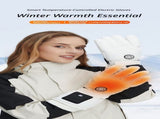 Outdoor Smart Heated Winter Gloves Black V1221-OUTDOOR-SMART-HEATED-WINTER-GLOVES-BLACK