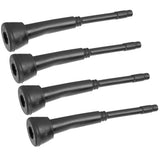4PCS 00U Milking Machine Liners Black Rubber Teat Cup Liners Accessories for Goat Milker V1294-YM0718-3111200285611