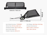 26.7 cm Tow Behind Lawn Sweeper, 26 cu.ft. Large Yard Sweeper, Adjustable Sweeping Height, Heavy V952-TCSCPQSQHC52N656O001V0