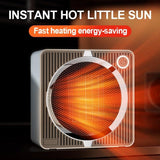 Portable Mini Space Heater, 500W PTC Ceramic Fast Heating Desktop Heater with Overheat & Tip-Over V1188-MS-601-001